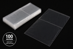 100 Micron Clear LDPE Plastic Bags (Pack of 100 bags)– Heavy Duty Industrial Packaging Bags (15 x 25 cm, 100 Pack)