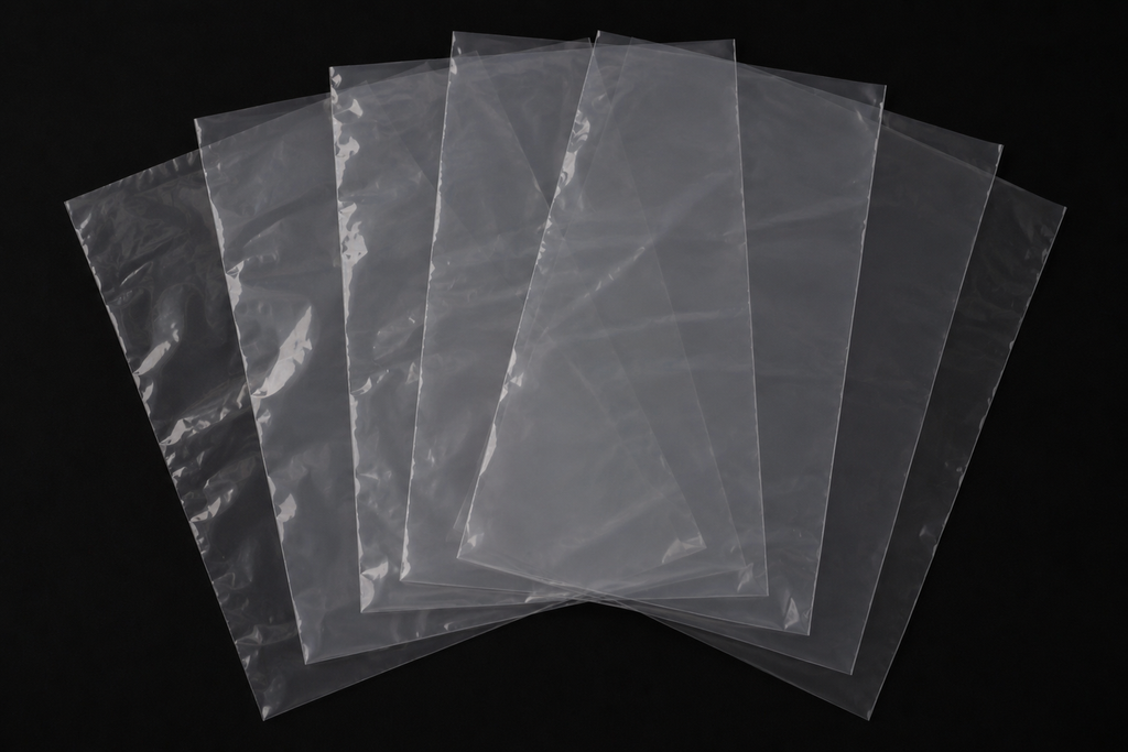 20 Micron Clear LDPE Plastic Bags(Pack of 200 bags) – Food Safe Packaging Bags (10x20cm to 45x60cm Sizes, 200 Pack)