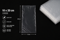 20 Micron Clear LDPE Plastic Bags(Pack of 200 bags) – Food Safe Packaging Bags (10x20cm to 45x60cm Sizes, 200 Pack)