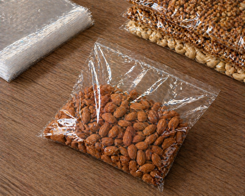 20 Micron Clear LDPE Plastic Bags(Pack of 200 bags) – Food Safe Packaging Bags (10x20cm to 45x60cm Sizes, 200 Pack)