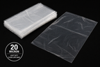 20 Micron Clear LDPE Plastic Bags