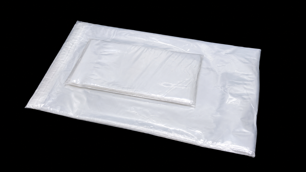 50 Micron Clear LDPE Self-Sealing Bags – Resealable Lip & Tape | Packaging Bags for Storage & Shipping