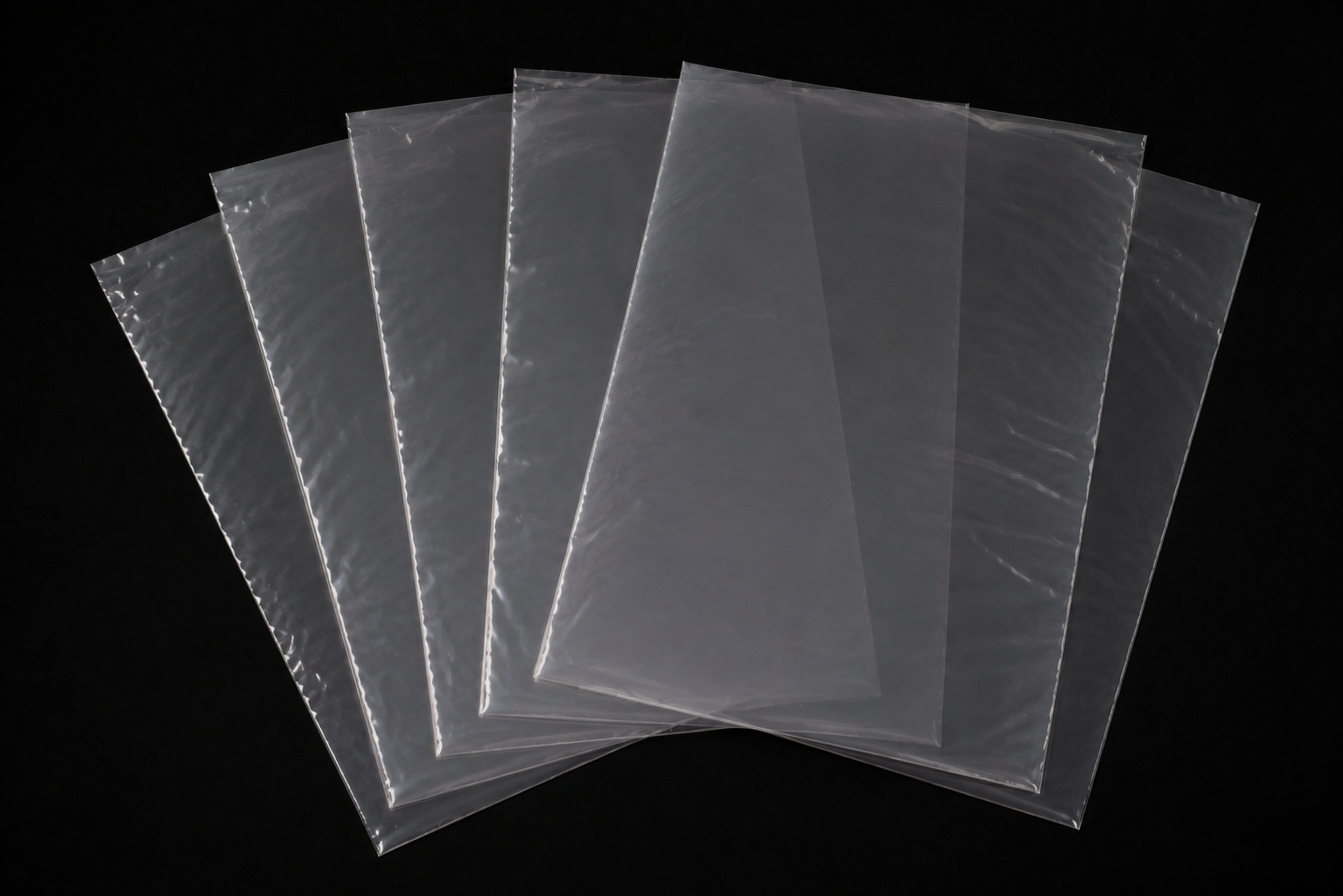 50 Micron Clear LDPE Plastic Bags(Pack of 200 bags) – Heavy Duty Packaging Bags (10x20cm to 94x154cm Sizes)