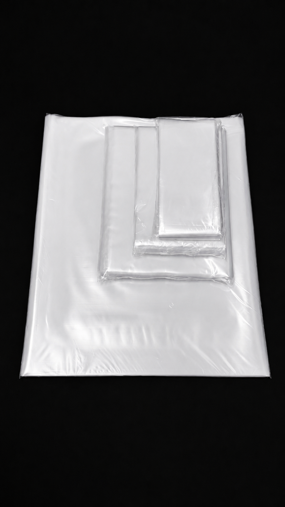 20 Micron Clear LDPE Plastic Bags(Pack of 200 bags) – Food Safe Packaging Bags (10x20cm to 45x60cm Sizes, 200 Pack)