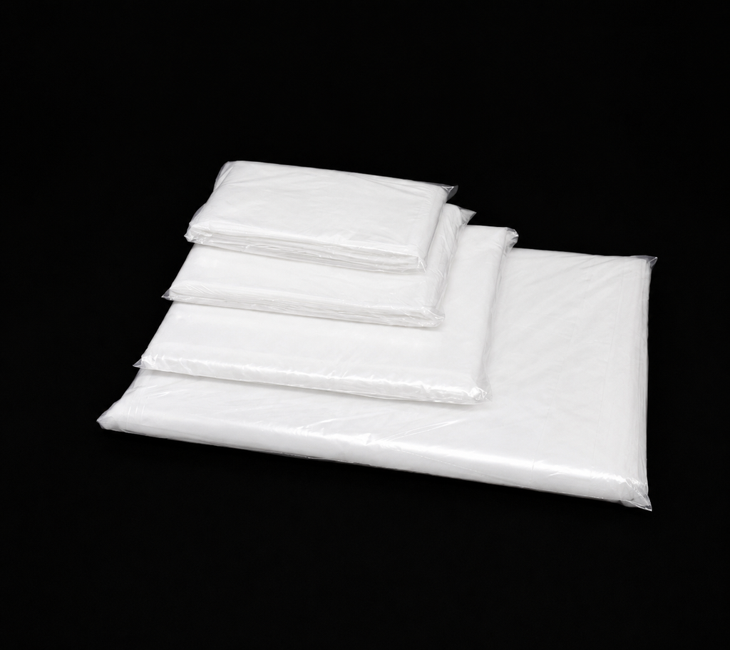 20 Micron Clear LDPE Plastic Bags(Pack of 200 bags) – Food Safe Packaging Bags (10x20cm to 45x60cm Sizes, 200 Pack)