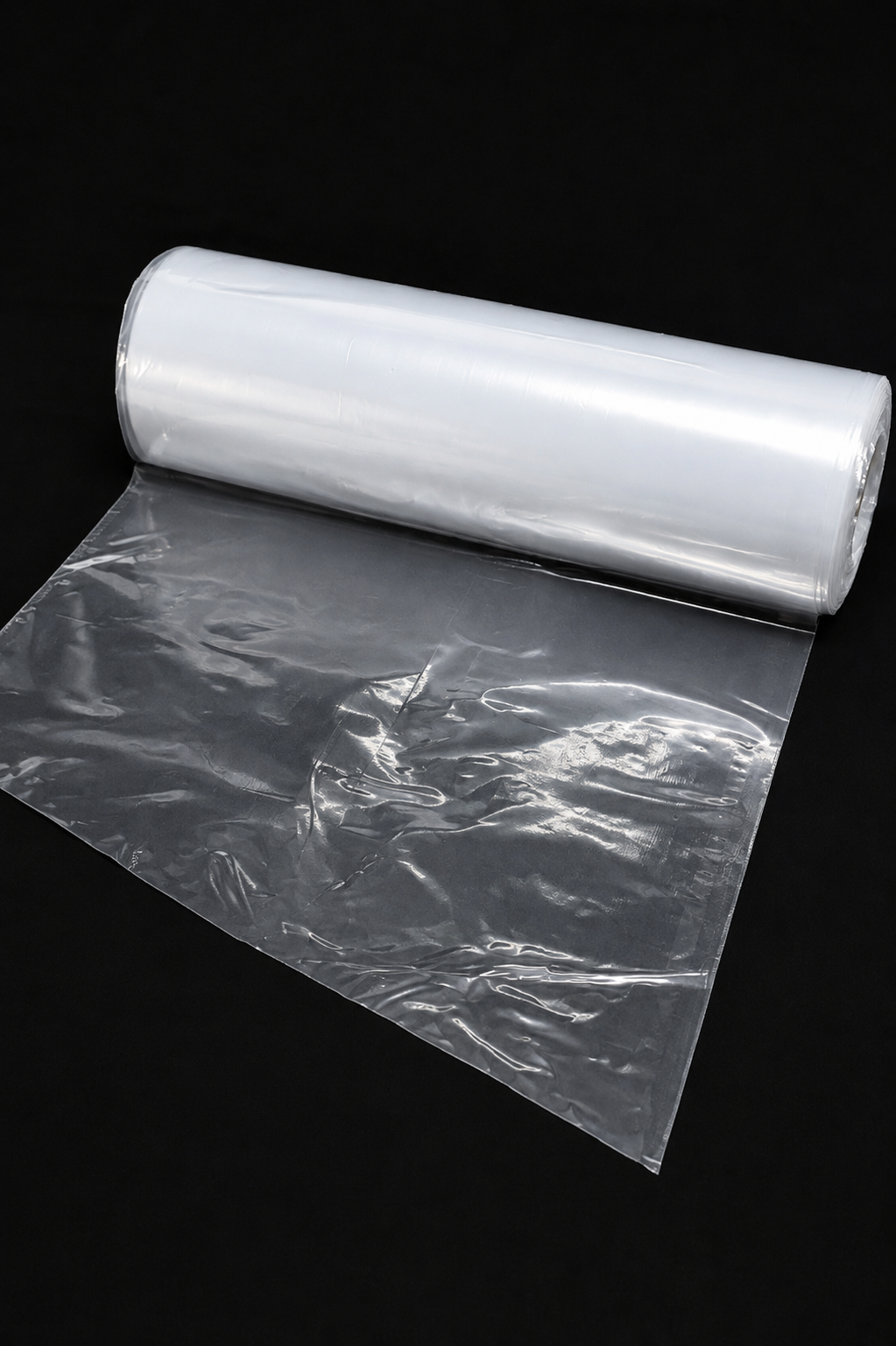 100 Micron Clear LDPE Tubing Roll – Heavy Duty Plastic Tubing